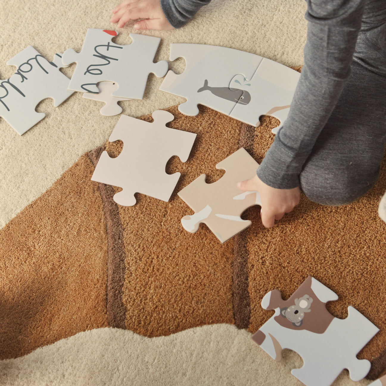 Croissant Plush Mat