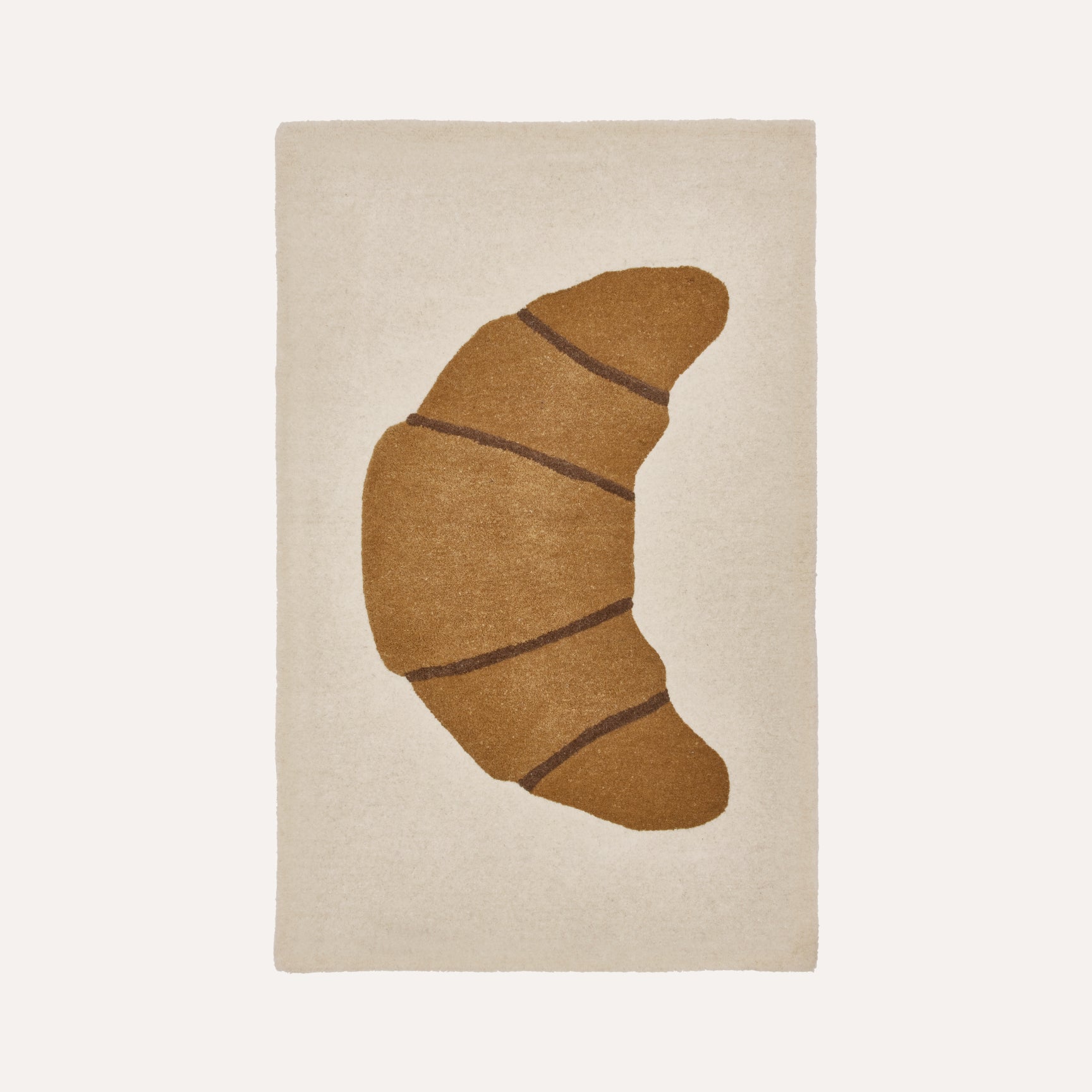 Croissant Plush Mat